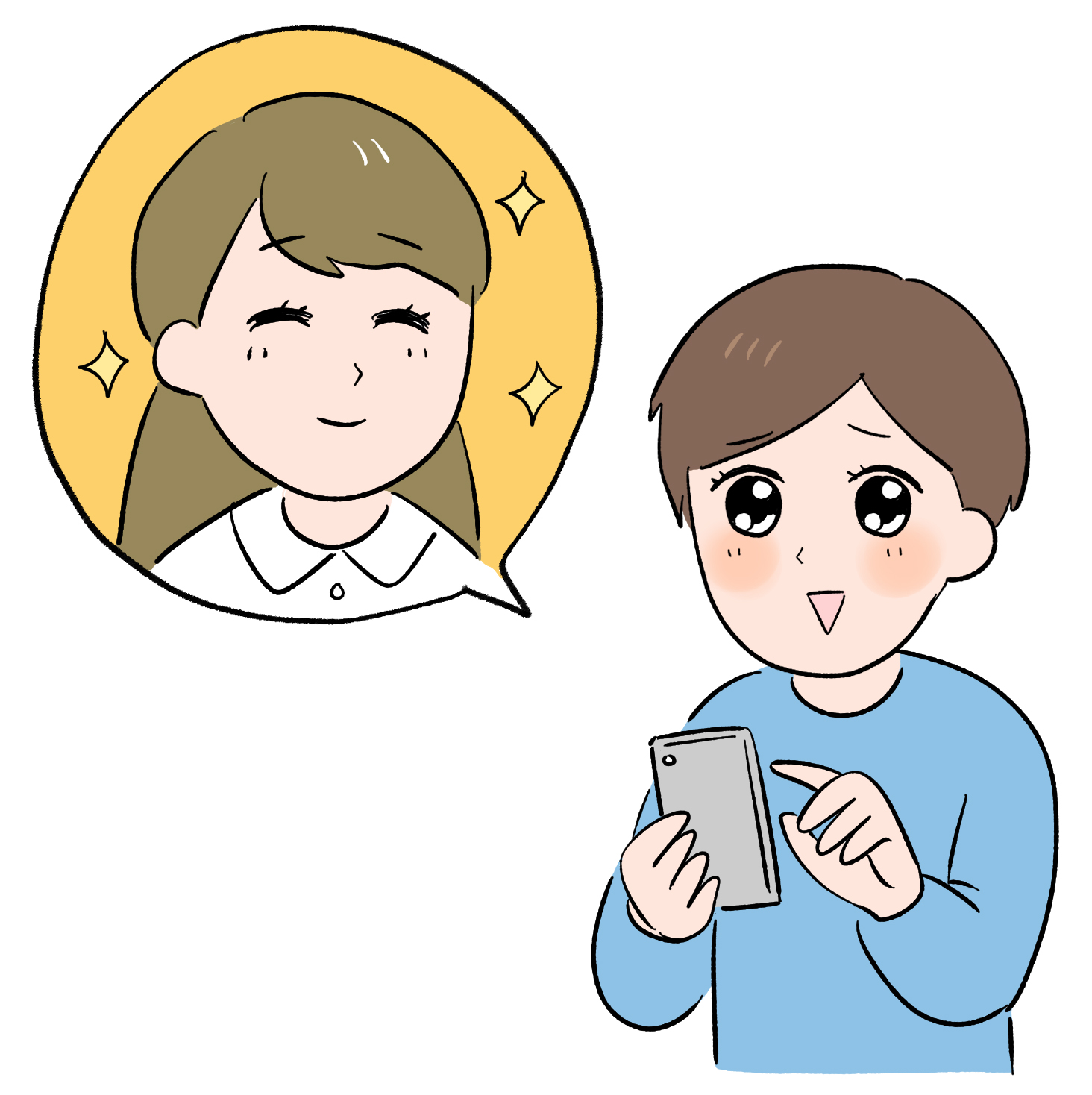 マッチングアプリのイメージ