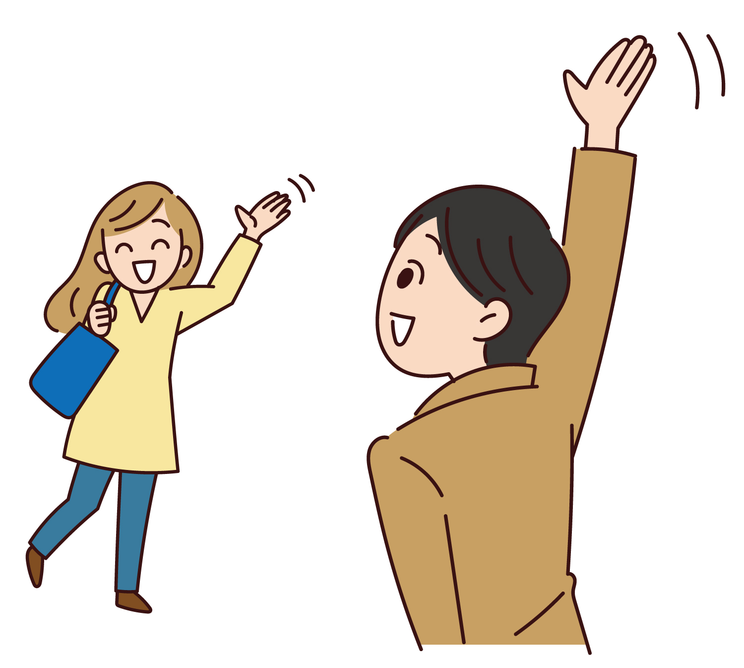 久しぶりの連絡イメージ