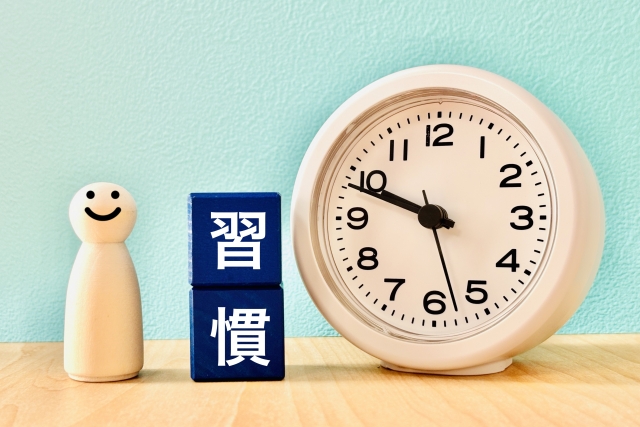 寝る前に瞑想するイメージ